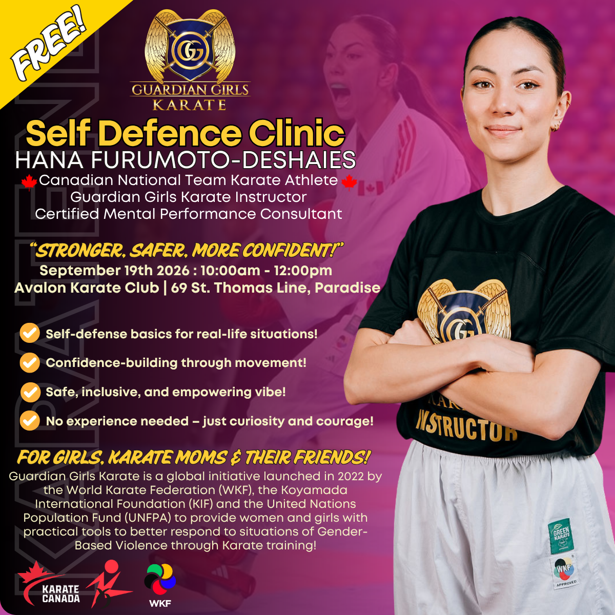 Guardian Girls Karate Self-Defense Clinic